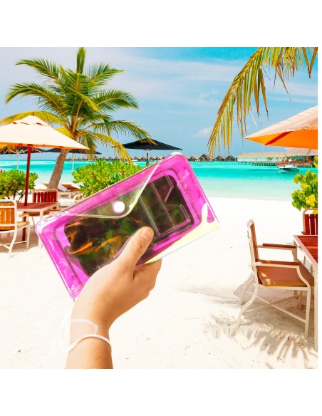 Celly SPLASHWALL20PK custodia per cellulare 16,5 cm (6.5") Custodia a borsellino Rosa