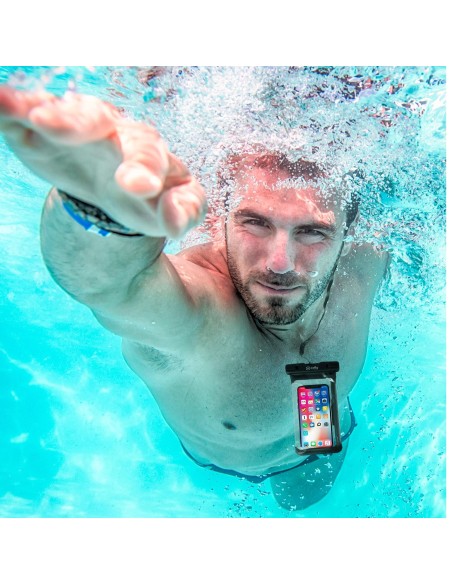 Celly SPLASHBAG UP TO 6.5 BK custodia per cellulare 16,5 cm (6.5") Custodia a sacchetto Nero