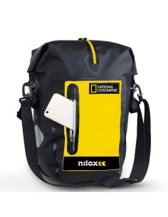 Nilox NXBAGBIKENAT zaino Zaino da ciclismo Nero, Giallo