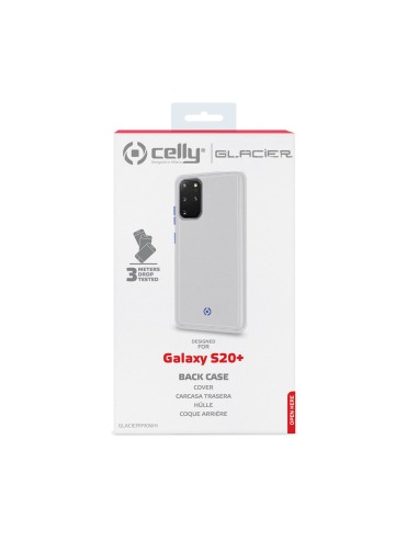 Celly GLACIER custodia per cellulare 17 cm (6.7") Cover Trasparente, Bianco