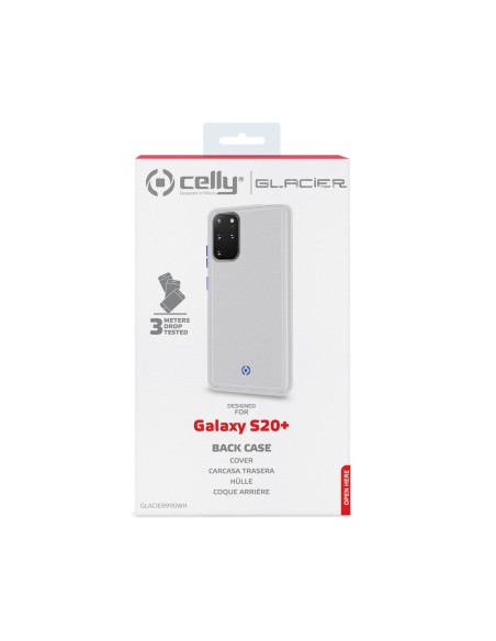 Celly GLACIER custodia per cellulare 17 cm (6.7") Cover Trasparente, Bianco Celly GLACIER custodia per cellulare 17 cm (6.7") Cover Trasparente, Bianco
