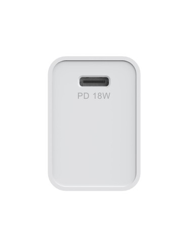 Celly TC1USBC18WWH Caricabatterie per dispositivi mobili Smartphone, Orologio intelligente, Tablet Bianco AC Interno