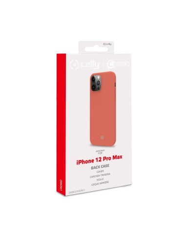 Celly Cromo custodia per cellulare 17 cm (6.7") Cover Arancione