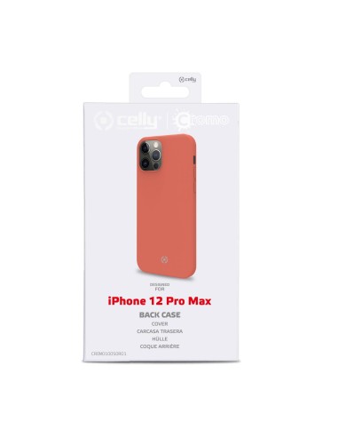 Celly Cromo custodia per cellulare 17 cm (6.7") Cover Arancione