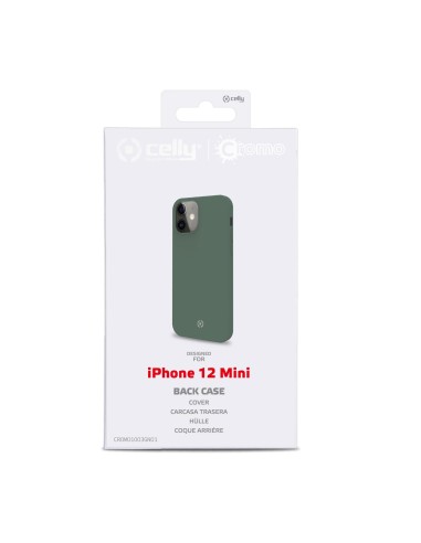 Celly Cromo custodia per cellulare 13,7 cm (5.4") Cover Verde