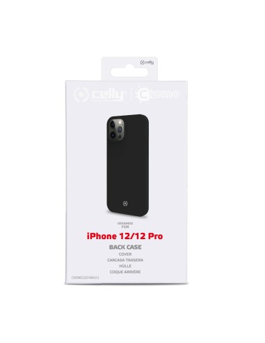 Celly Cromo custodia per cellulare 15,5 cm (6.1") Cover Nero
