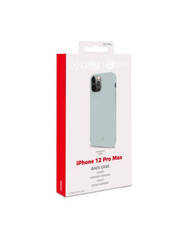 Celly Cromo custodia per cellulare 17 cm (6.7") Cover Blu