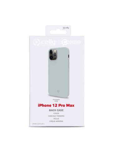 Celly Cromo custodia per cellulare 17 cm (6.7") Cover Blu