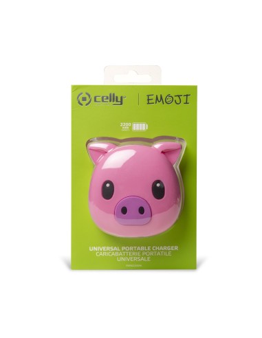 Celly PIG 2200 [EMOJI] Ioni di Litio 2200 mAh Rosa