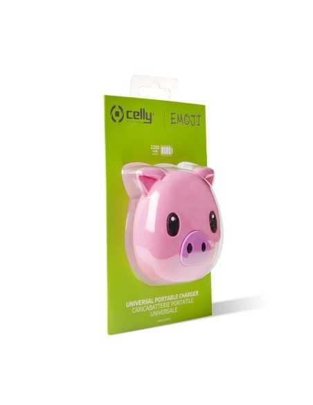 Celly PIG 2200 [EMOJI] Ioni di Litio 2200 mAh Rosa