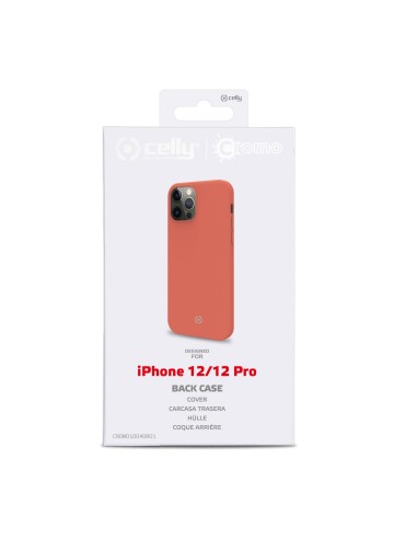 Celly Cromo custodia per cellulare 15,5 cm (6.1") Cover Arancione