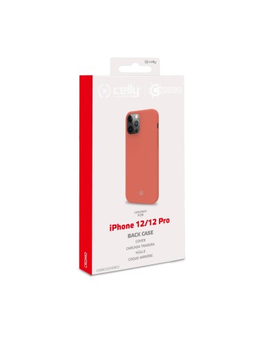 Celly Cromo custodia per cellulare 15,5 cm (6.1") Cover Arancione