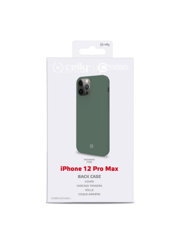 Celly Cromo custodia per cellulare 17 cm (6.7") Cover Verde