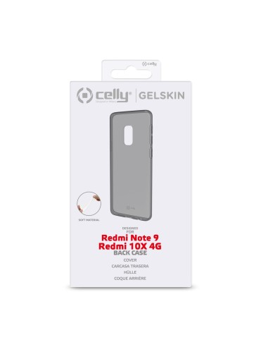 Celly GELSKIN902BK custodia per cellulare 16,6 cm (6.53") Cover Trasparente