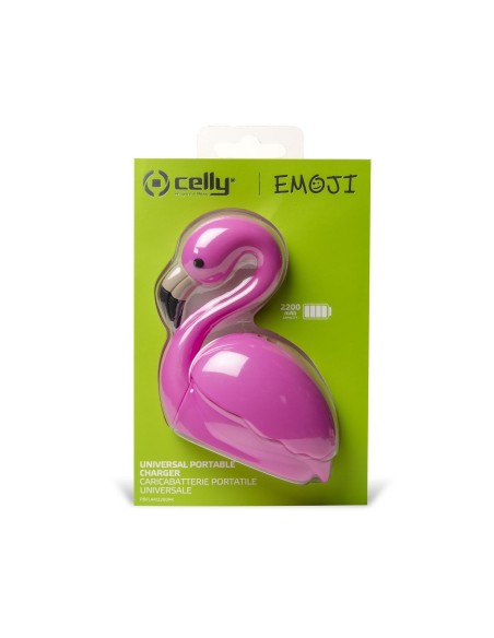Celly FLAMINGO 2200 [EMOJI] Ioni di Litio 2200 mAh Rosa