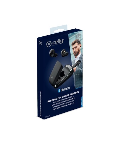 Celly Flip1 Auricolare Wireless In-ear Musica e Chiamate Bluetooth Nero