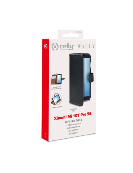 Celly Wally custodia per cellulare 16,9 cm (6.67") Custodia a borsellino Nero