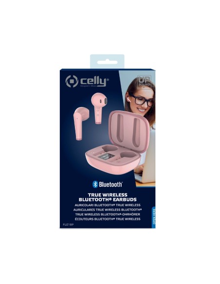 Celly Fuz1 Auricolare Wireless In-ear Musica e Chiamate Bluetooth Rosa