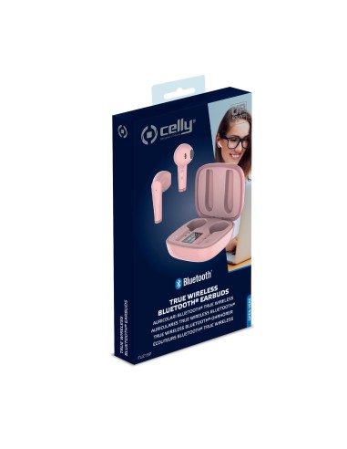 Celly Fuz1 Auricolare Wireless In-ear Musica e Chiamate Bluetooth Rosa