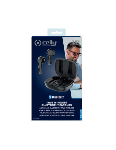 Celly Fuz1 Auricolare Wireless In-ear Musica e Chiamate Bluetooth Nero