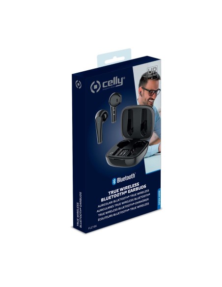 Celly Fuz1 Auricolare Wireless In-ear Musica e Chiamate Bluetooth Nero