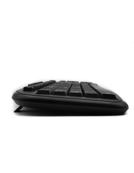 Nilox TECLADO MULTIMEDIA USB ESPANOL tastiera Mouse incluso Universale QWERTY Spagnolo Nero