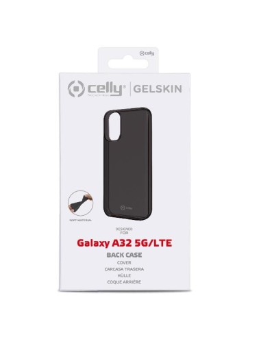 Celly GELSKIN946BK custodia per cellulare 16,5 cm (6.5") Cover Nero, Trasparente