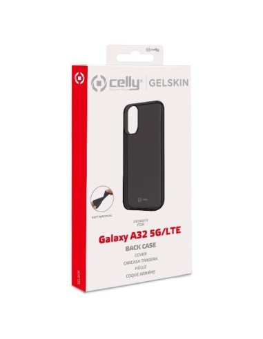 Celly GELSKIN946BK custodia per cellulare 16,5 cm (6.5") Cover Nero, Trasparente
