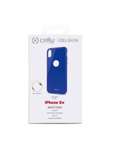 Celly Gelskin custodia per cellulare 15,5 cm (6.1") Cover Blu