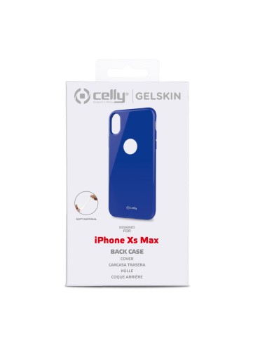 Celly Gelskin custodia per cellulare 16,5 cm (6.5") Cover Blu