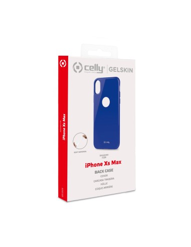 Celly Gelskin custodia per cellulare 16,5 cm (6.5") Cover Blu
