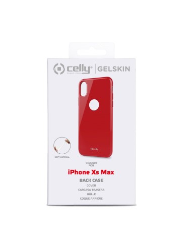 Celly Gelskin custodia per cellulare 16,5 cm (6.5") Cover Rosso