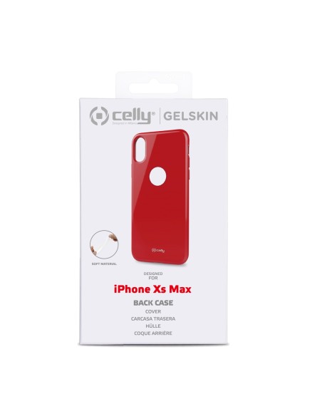 Celly Gelskin custodia per cellulare 16,5 cm (6.5") Cover Rosso Celly Gelskin custodia per cellulare 16,5 cm (6.5") Cover Rosso