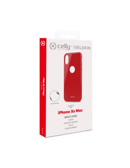 Celly Gelskin custodia per cellulare 16,5 cm (6.5") Cover Rosso Celly Gelskin custodia per cellulare 16,5 cm (6.5") Cover Rosso