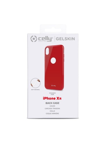 Celly Gelskin custodia per cellulare 15,5 cm (6.1") Cover Rosso