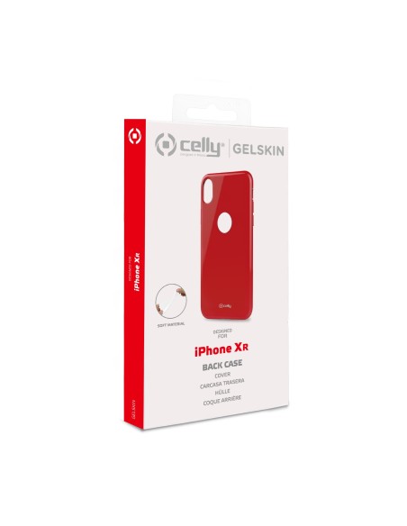 Celly Gelskin custodia per cellulare 15,5 cm (6.1") Cover Rosso Celly Gelskin custodia per cellulare 15,5 cm (6.1") Cover Rosso