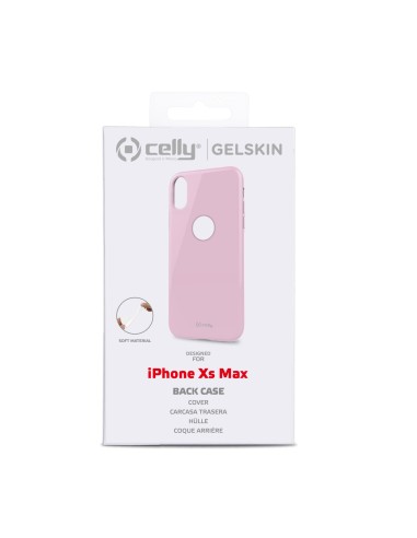 Celly Gelskin custodia per cellulare 16,5 cm (6.5") Cover Rosa