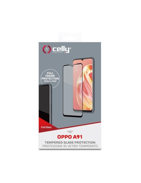 Celly FULLGLASS928BK protezione per lo schermo e il retro dei telefoni cellulari Pellicola proteggischermo trasparente Oppo 1 pz