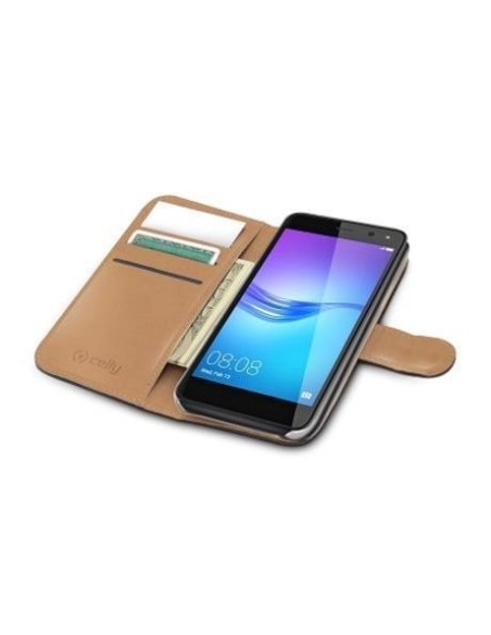 Celly Wally custodia per cellulare 14,5 cm (5.71") Custodia a libro Nero
