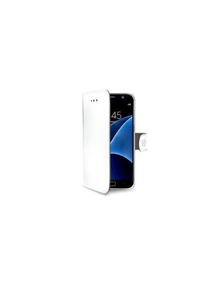 Celly WALLY590WH custodia per cellulare 12,9 cm (5.1") Custodia flip a libro Bianco