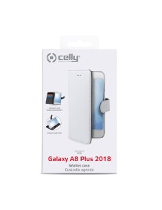 Celly Wally custodia per cellulare 15,2 cm (6") Custodia a libro Bianco