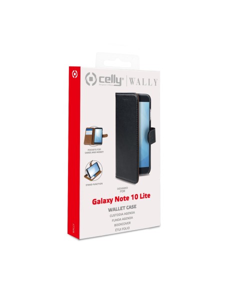 Celly WALLY custodia per cellulare 17 cm (6.7") Custodia a borsellino Nero
