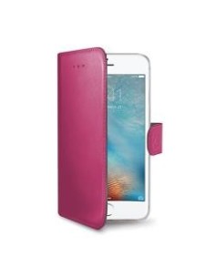 Celly Wally custodia per cellulare 14 cm (5.5") Custodia a libro Rosa