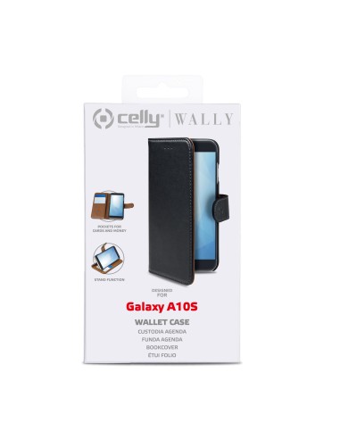 Celly Wally custodia per cellulare 15,8 cm (6.2") Custodia a borsellino Nero