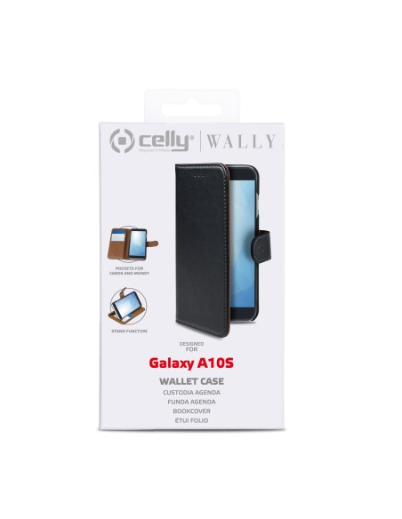 Celly Wally custodia per cellulare 15,8 cm (6.2") Custodia a borsellino Nero