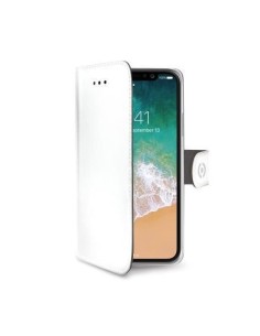 Celly WALLY900WH custodia per cellulare 14,7 cm (5.8") Custodia flip a libro Bianco