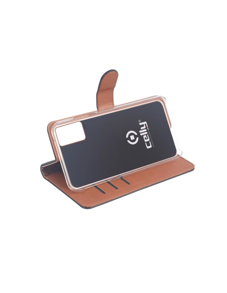 Celly WALLY custodia per cellulare 17 cm (6.7") Custodia a borsellino Nero