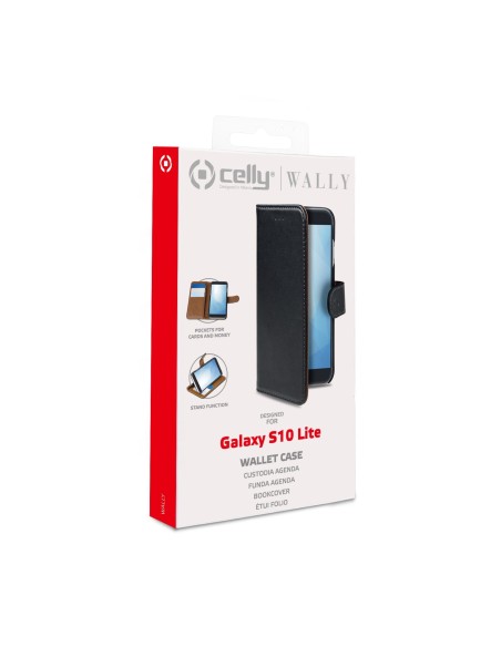 Celly WALLY custodia per cellulare 17 cm (6.7") Custodia a borsellino Nero