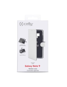 Celly Wally custodia per cellulare 16,3 cm (6.4") Custodia a libro Bianco