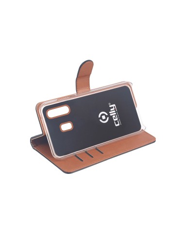 Celly WALLY840 custodia per cellulare 16,3 cm (6.4") Custodia a libro Nero